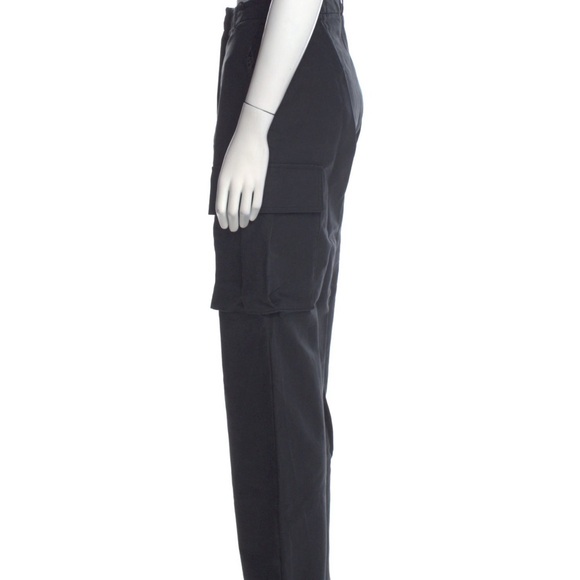 The Frankie Shop Gia  Black Cargo Pants Small - Picture 2 of 3